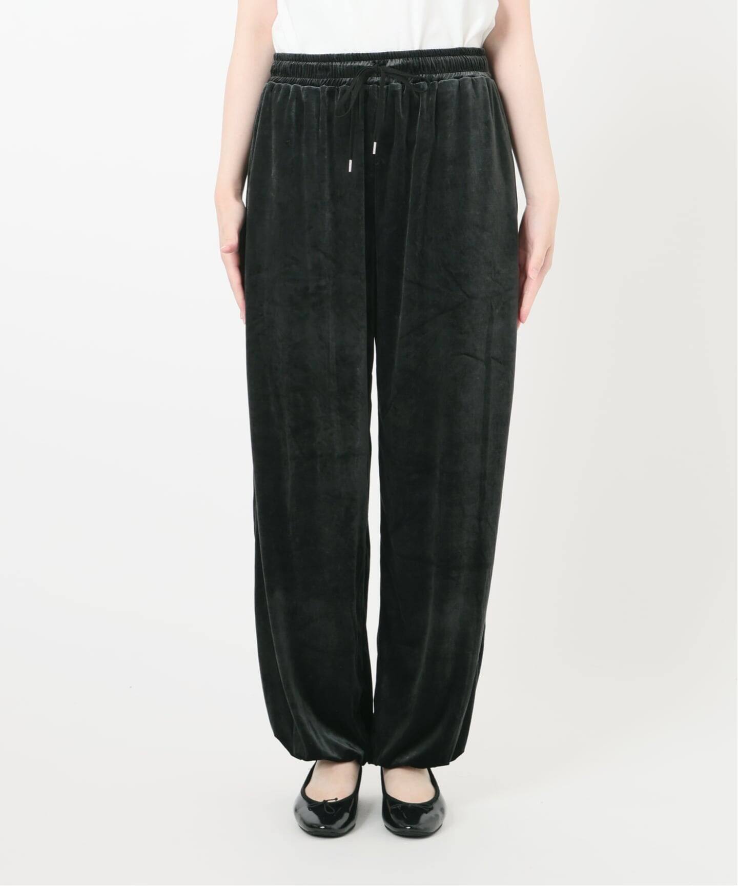 IENA LA BOUCLE トリアセベロアイージーパンツ（その他パンツ）｜IENA