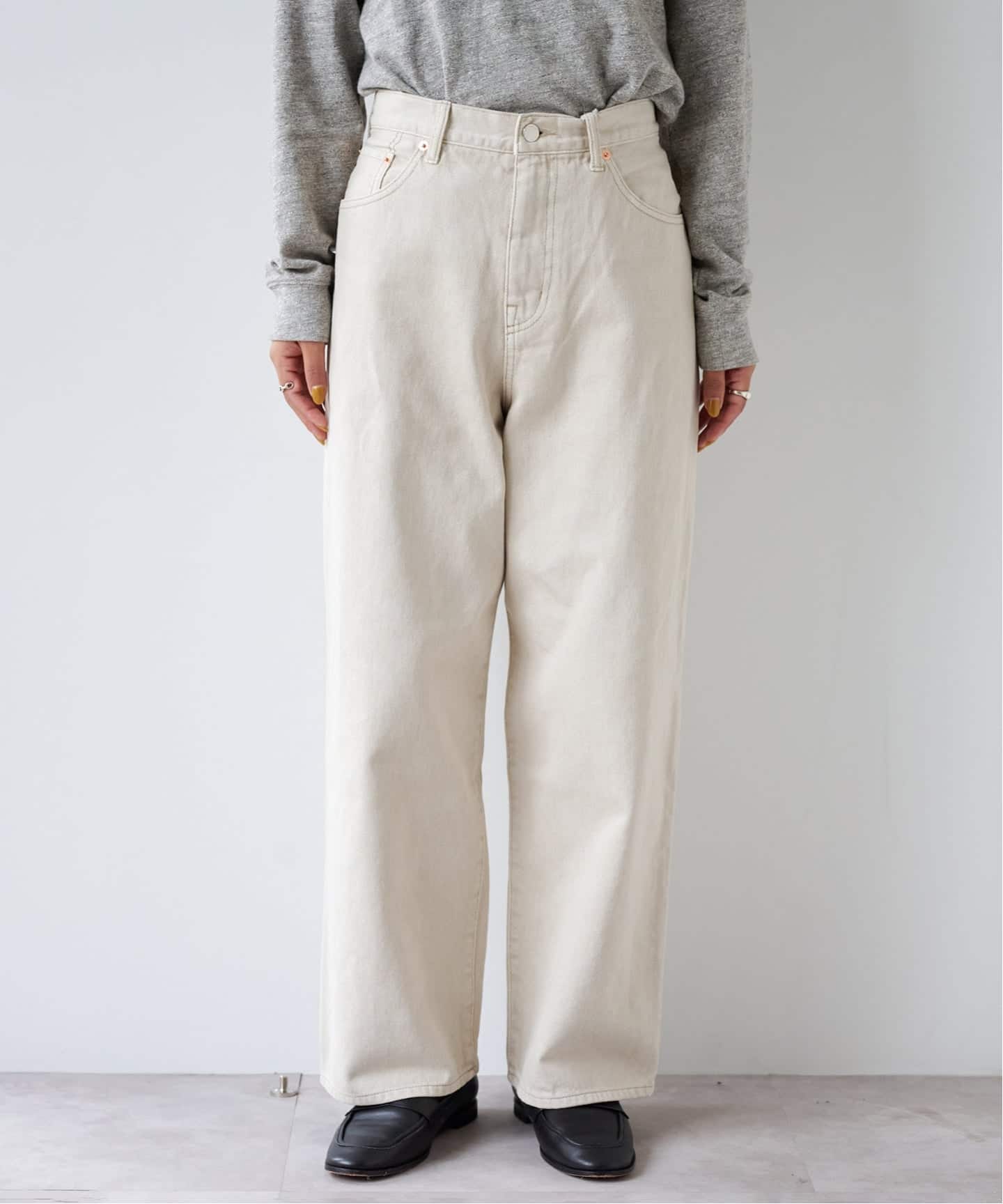 ULTフェードデニムハイライズルーズ5PKT（デニムパンツ・ジーンズ