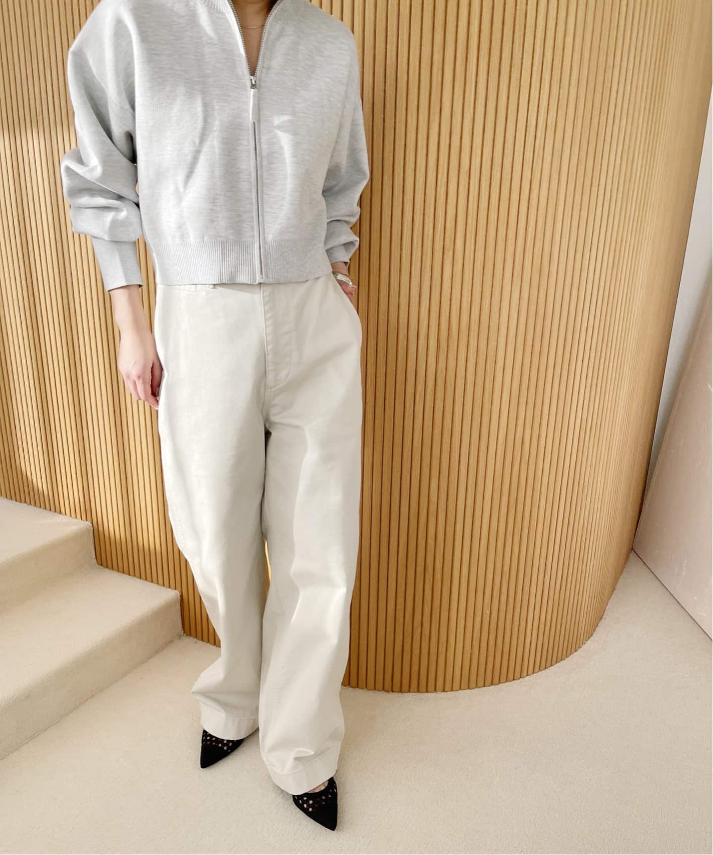 追加》ポインテッドクロシェレーススリングバック（フラットシューズ