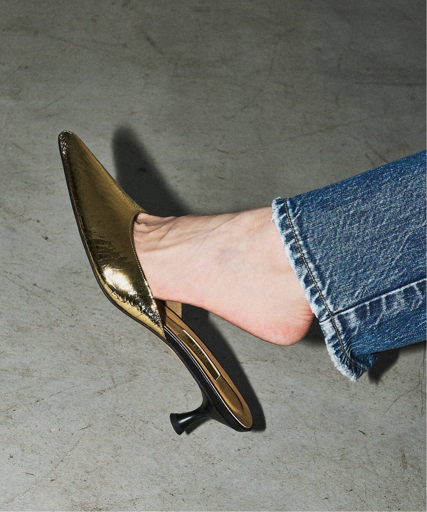 GRISE4.5cmレザーポインテッドミュール（その他シューズ）｜LE TALON