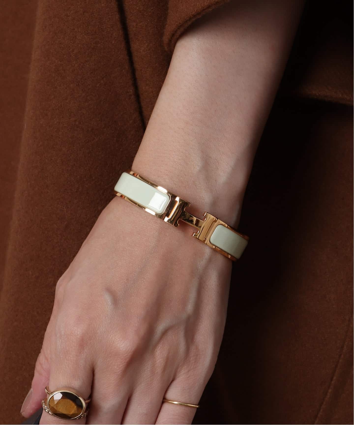 VINTAGE HERMES/エルメス】 Clic H bangle（ブレスレット・バングル