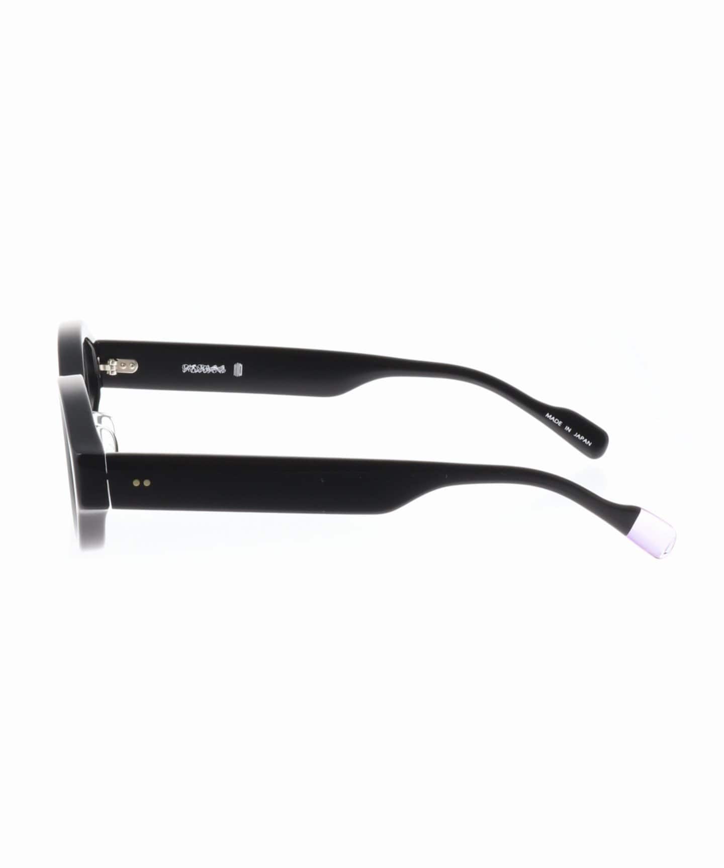 FETICO x BLANC.. OVAL TV-CUT Sunglasses RX black（サングラス