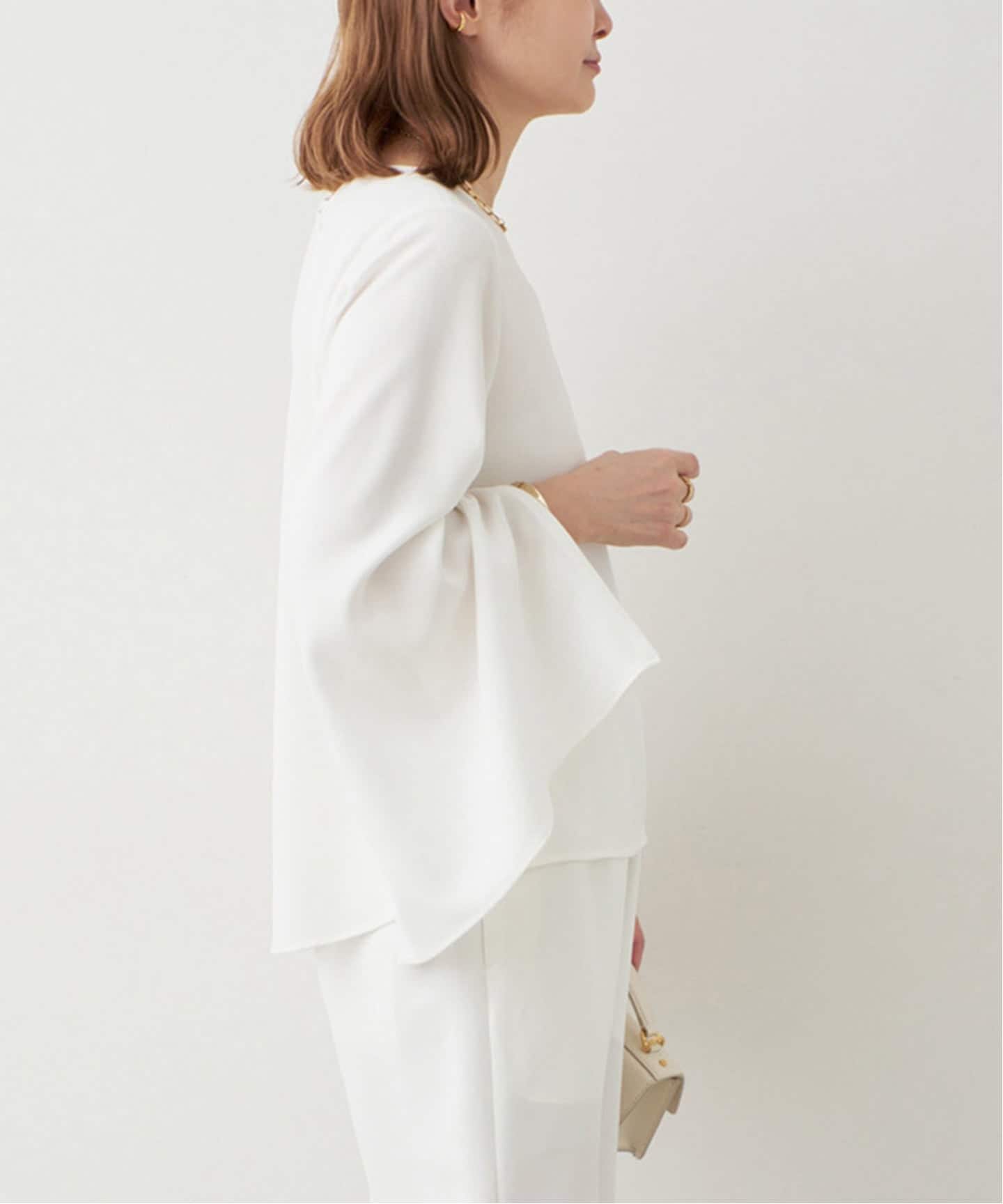 Sofia ジップスリーブ ブラウス（シャツ／ブラウス）｜Deuxieme Classe