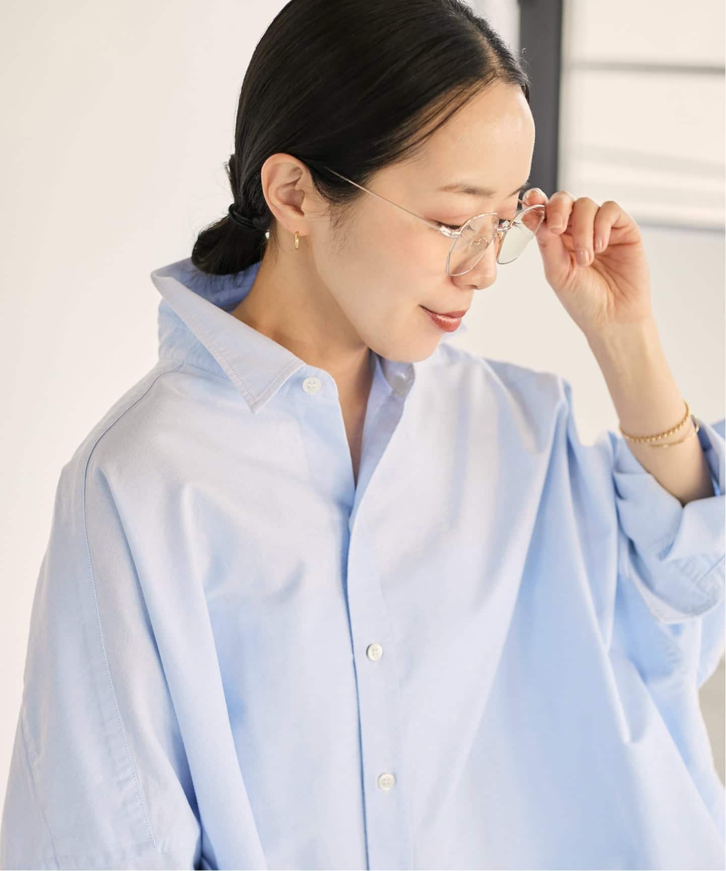 追加予約》OX Poncho シャツ（シャツ／ブラウス）｜Plage（プラージュ