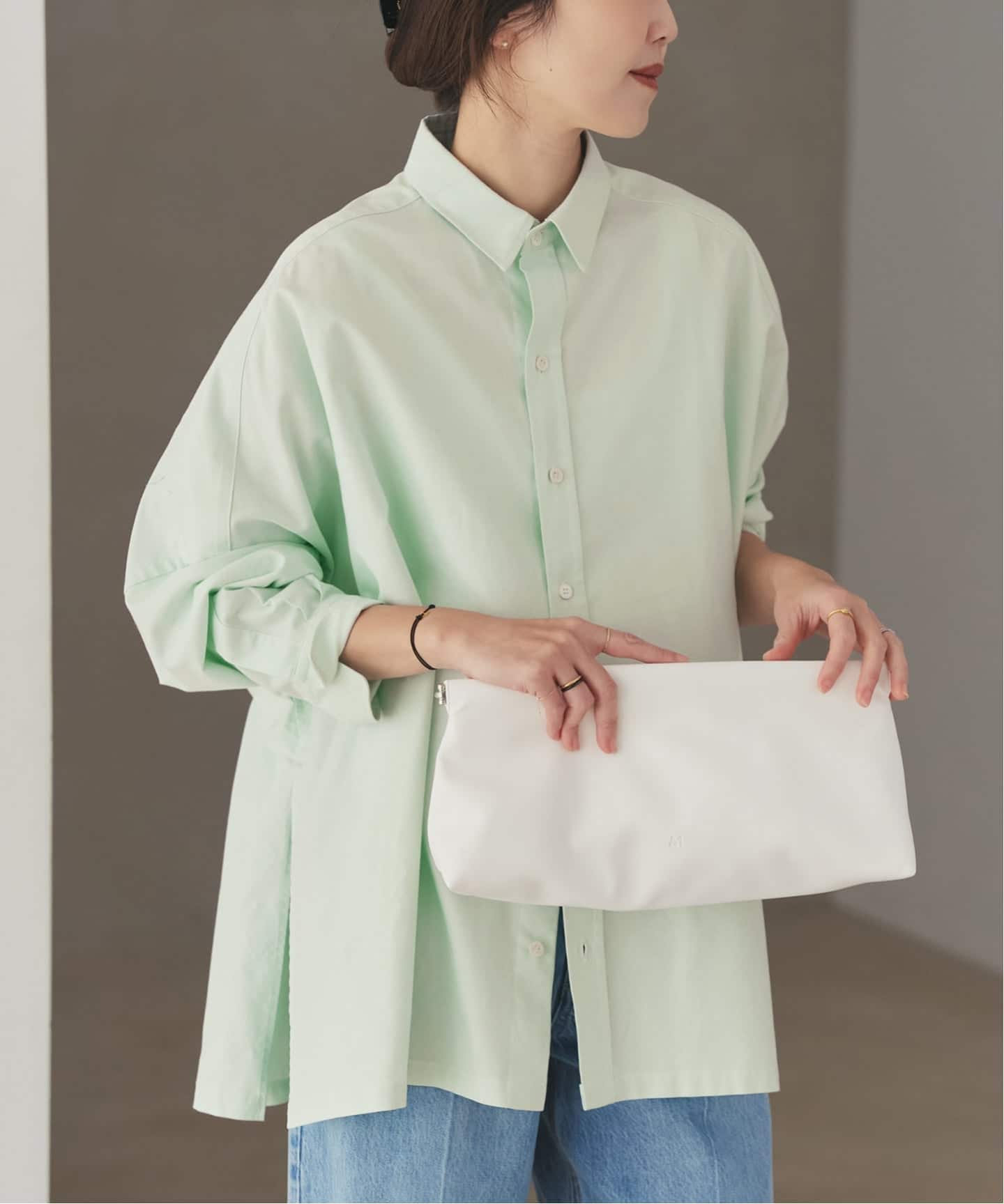 追加》Light OX Poncho シャツ（シャツ／ブラウス）｜Plage