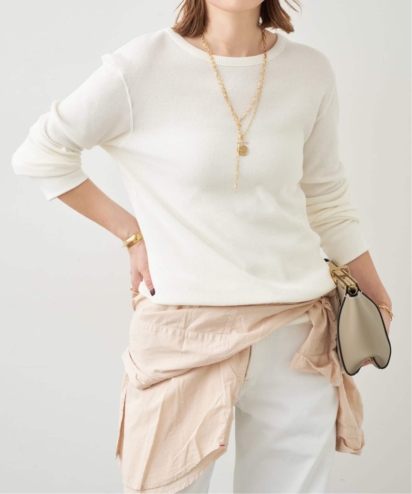 WOOLY WAFFLE プルオーバー（Tシャツ／カットソー）｜Deuxieme Classe