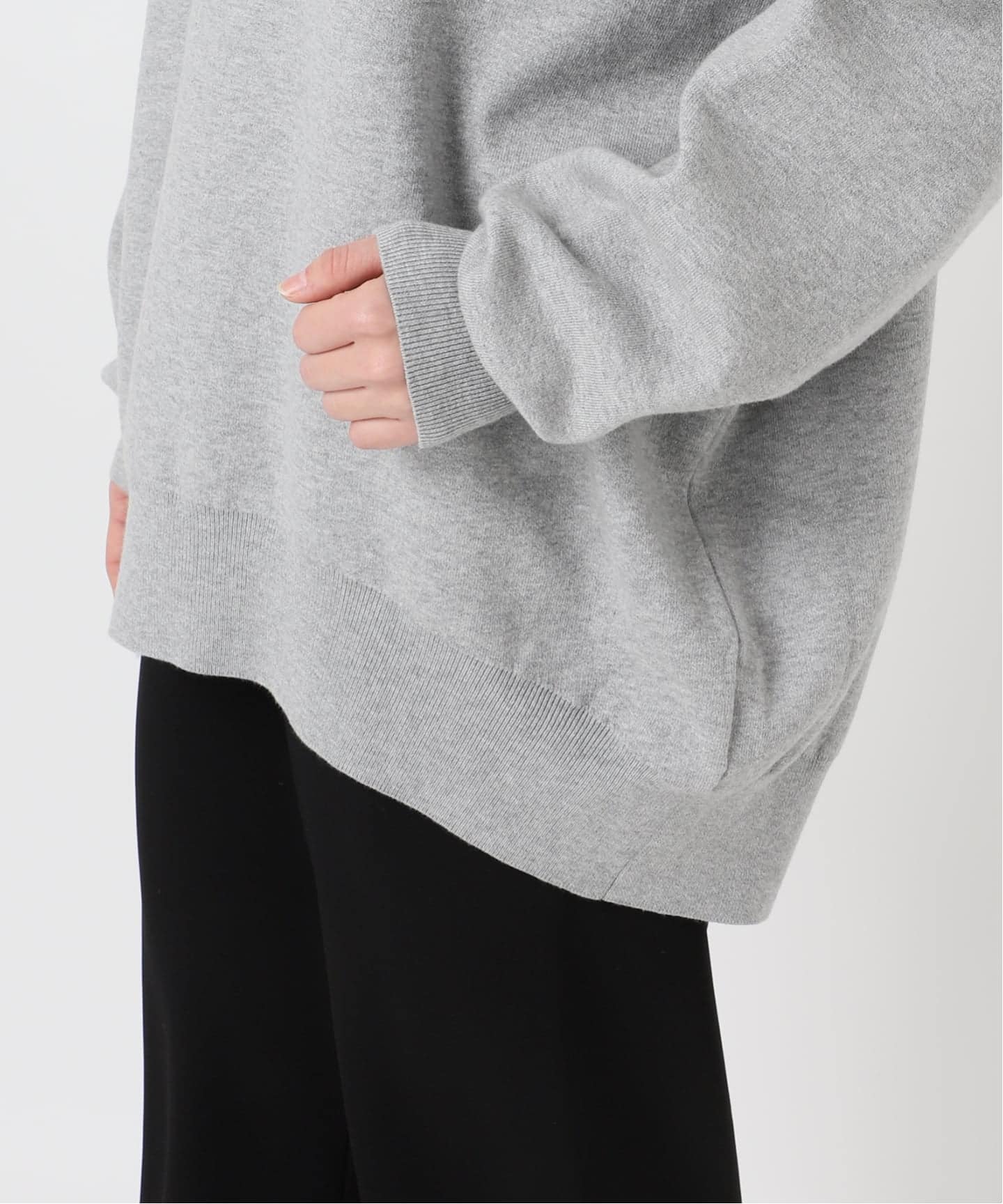 コットンカシミヤリラックスプルオーバー（ニット／セーター）｜AP