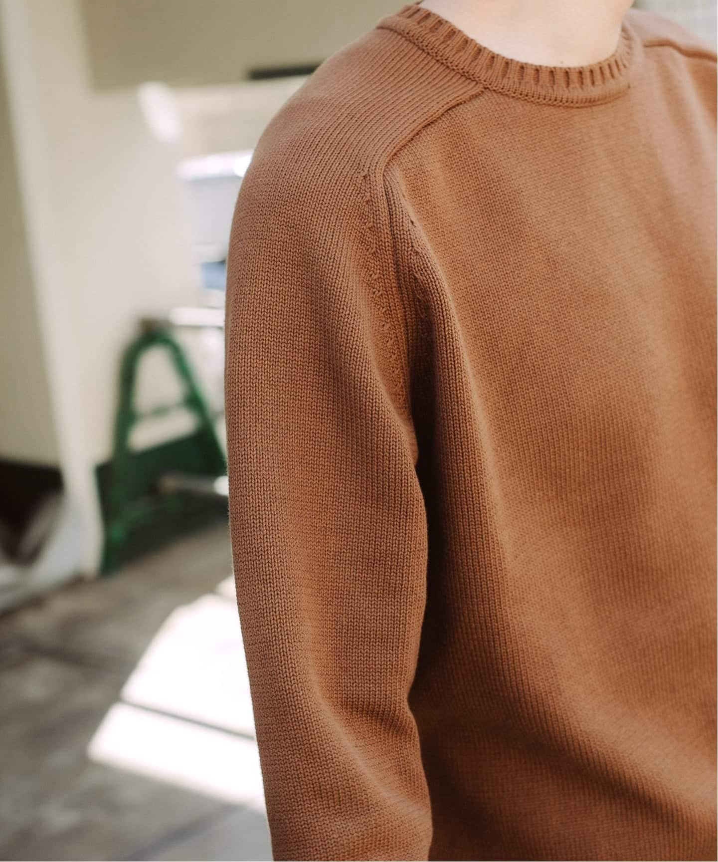 LE / エルイー】 cotton crew knit/ニット（ニット／セーター）｜L