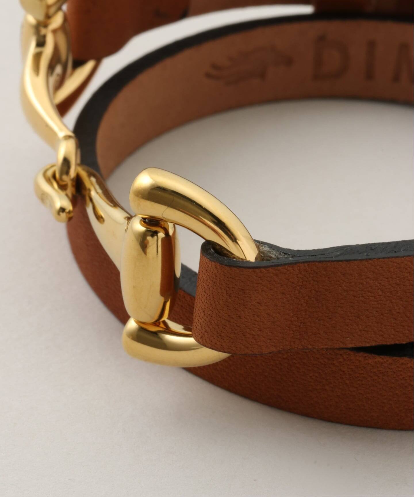 DIMACCI/ディマッチ】 LEATHER BRACELET（ブレスレット・バングル）｜L