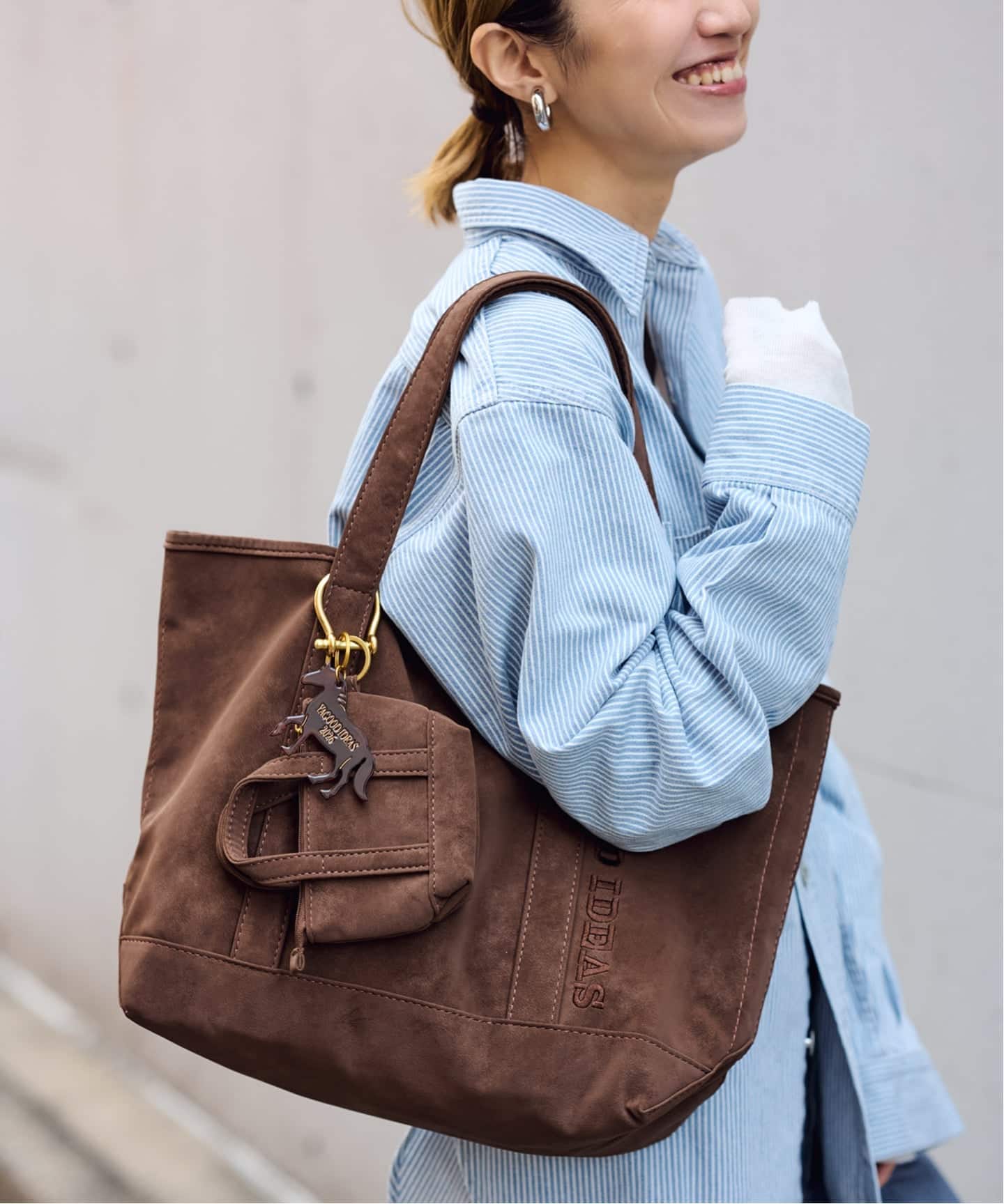 YA GOOD IDEAS GOOD NEWS BIG&MINI TOTE M（トートバッグ）｜FRAMeWORK