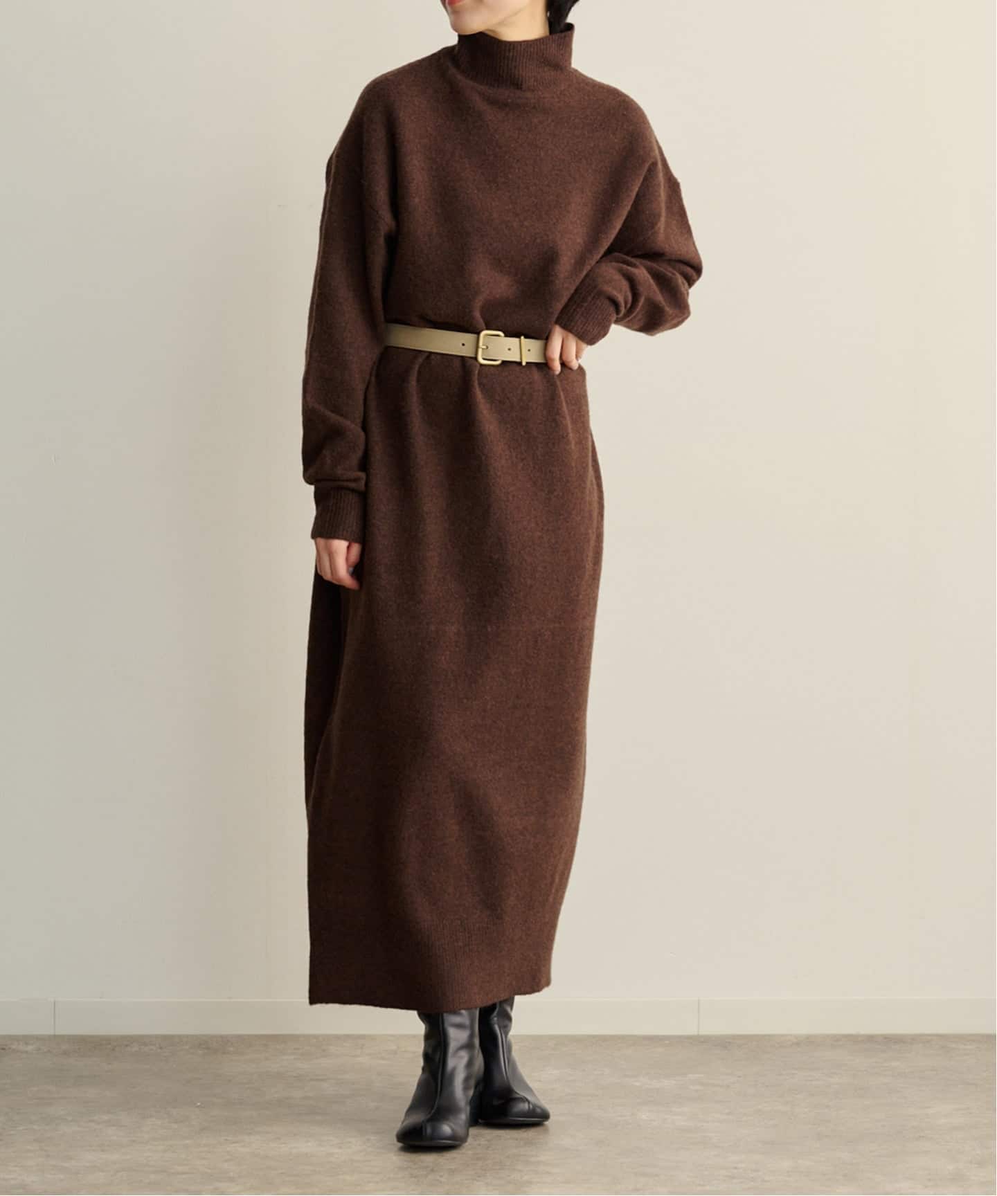 ETRE TOKYO ヌバックレザースクエアバックルベルト（ベルト）｜BOICE