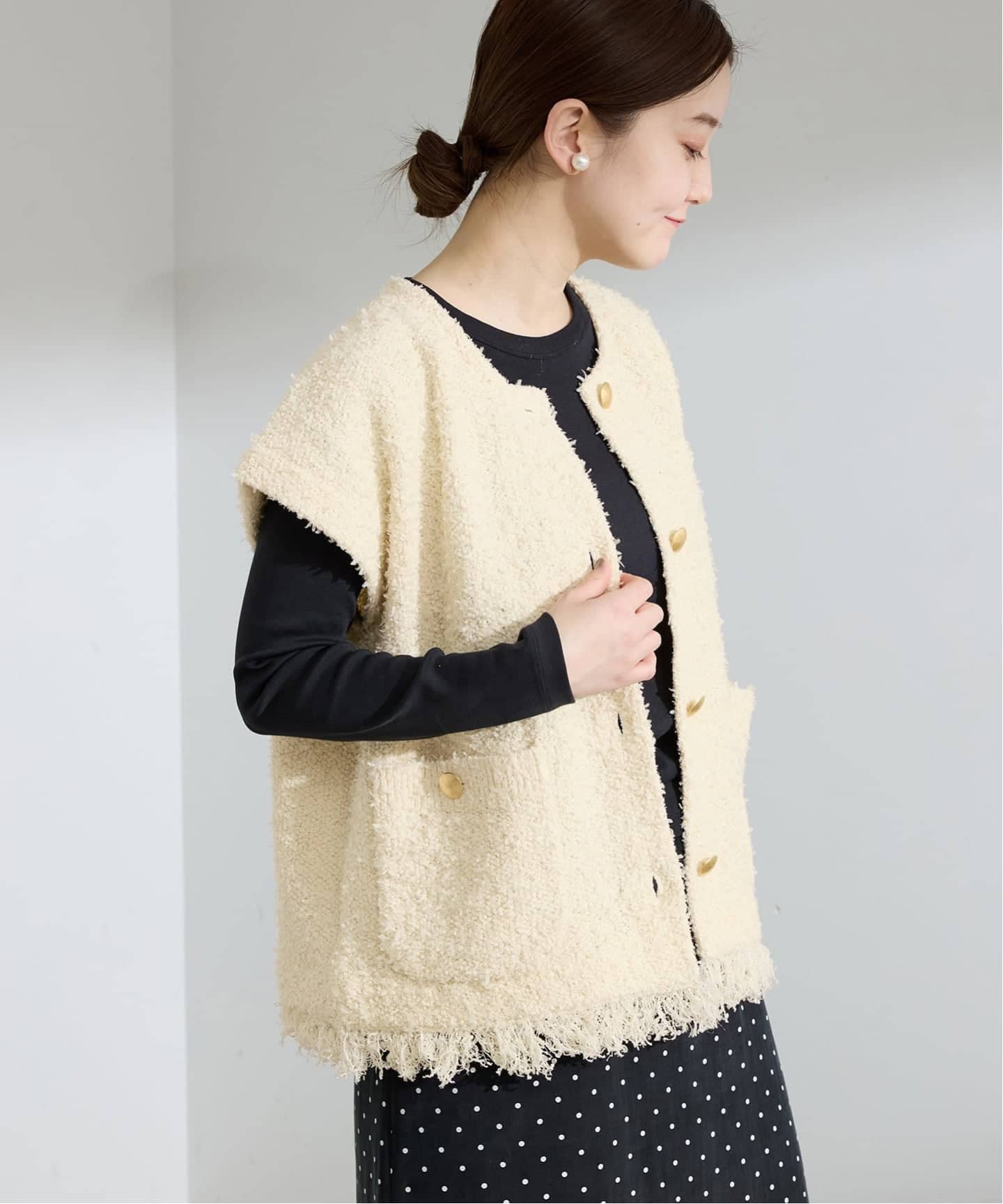 ミックスツイードベスト（ジレ）｜IENA（イエナ）の通販｜BAYCREW'S STORE