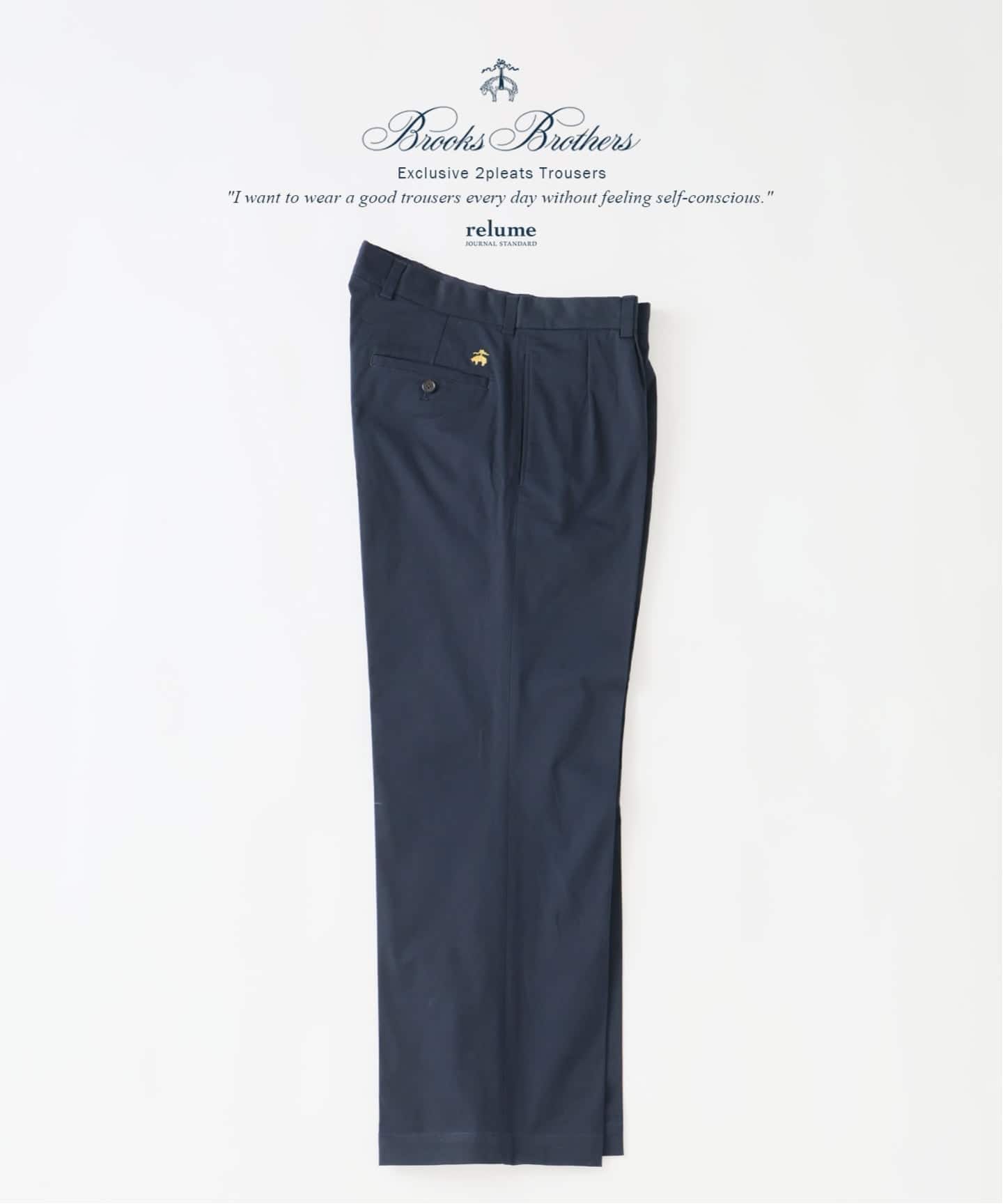 予約》Brooks Brothers / ブルックスブラザーズ 別注 2プリーツ