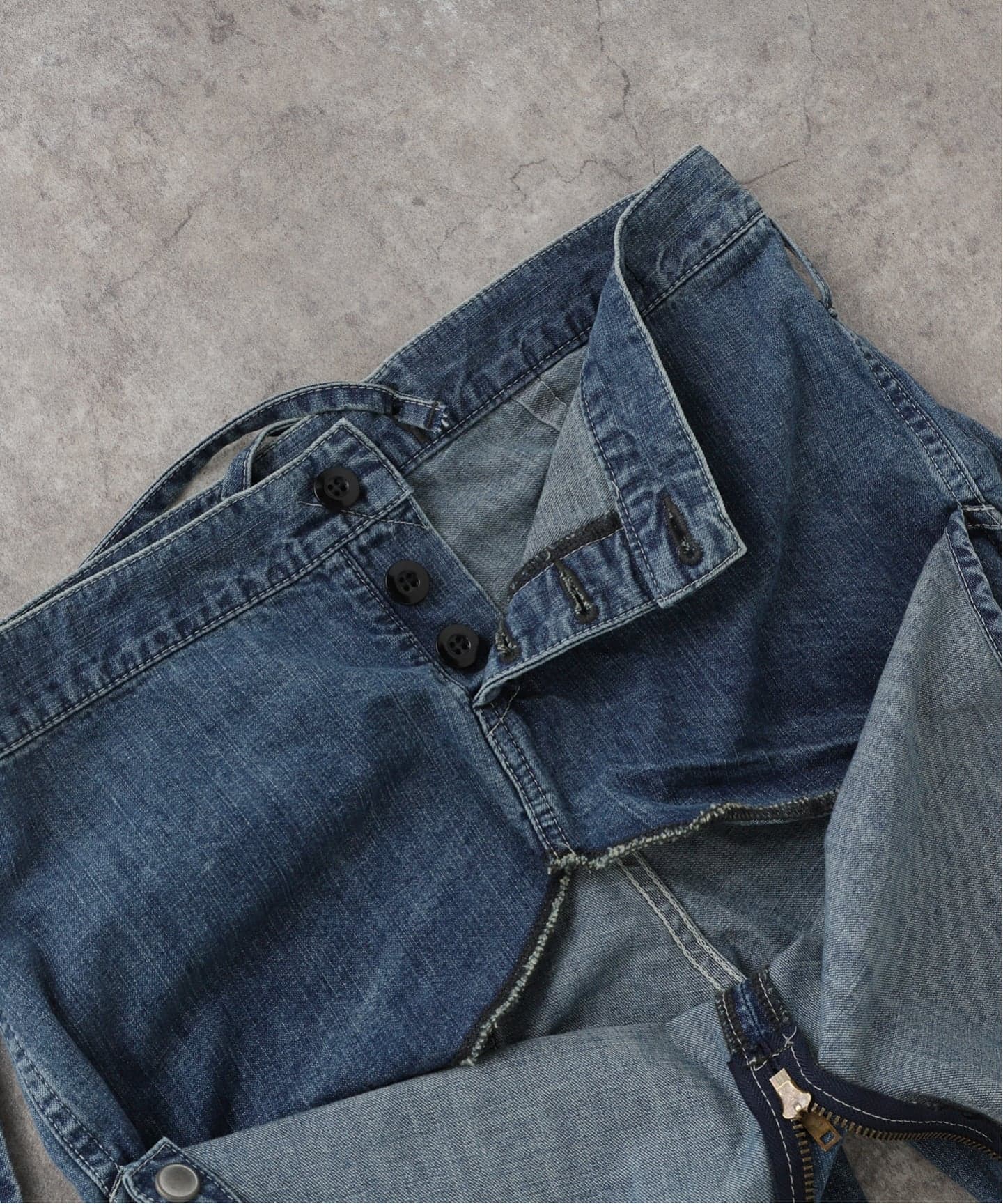 JOHNBULL デニムフレンチサロペット（サロペット／オーバーオール