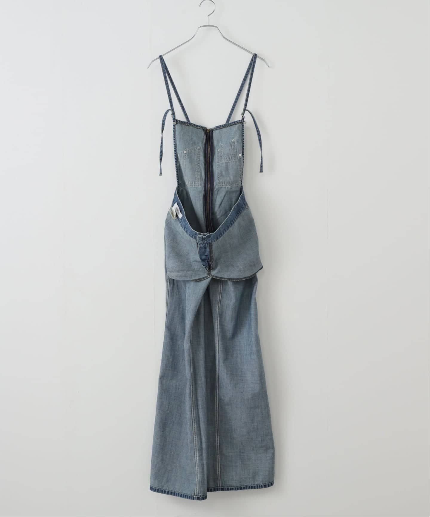 JOHNBULL デニムフレンチサロペット（サロペット／オーバーオール