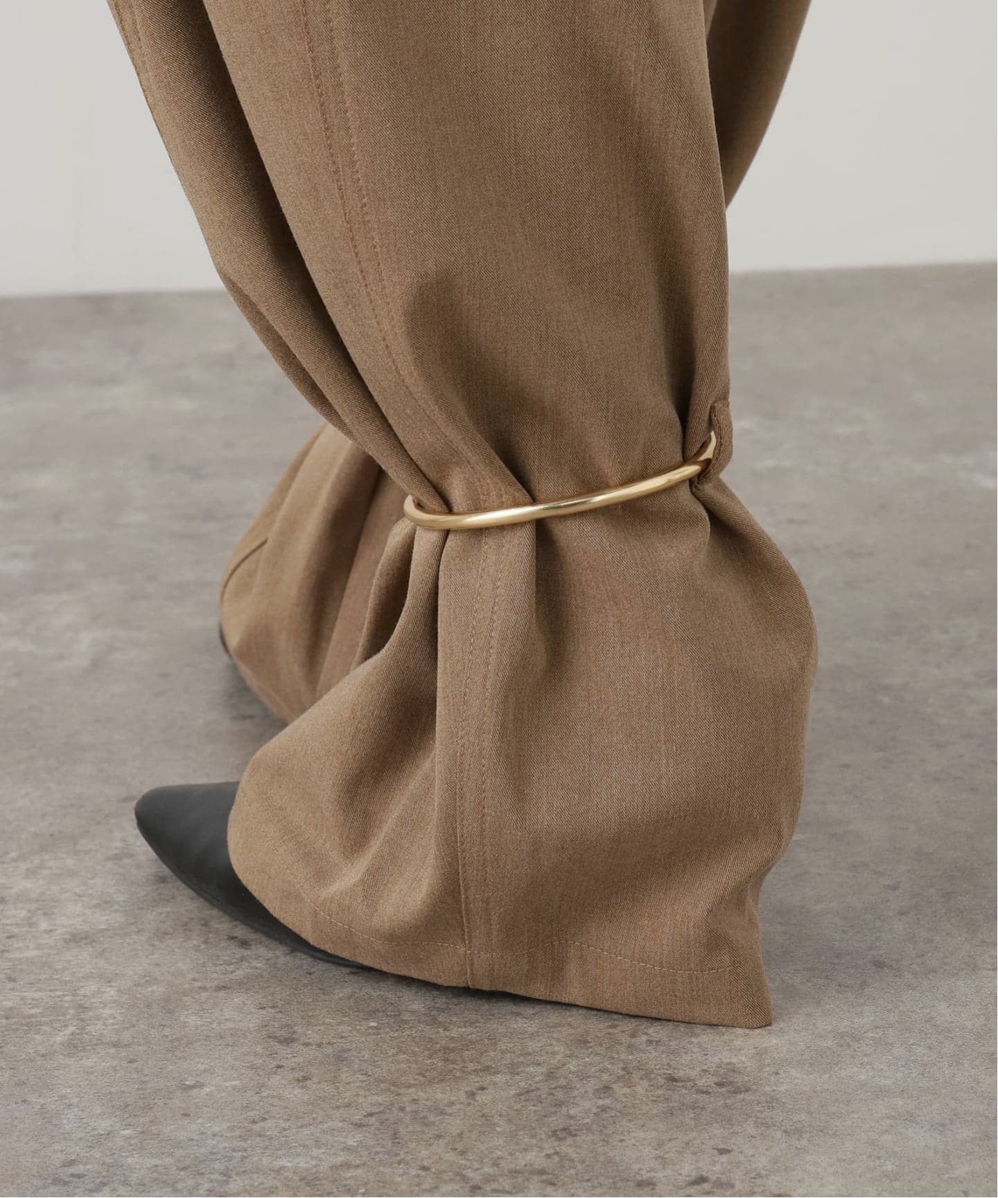 DARKPARK/ダークパーク】PHEBE CUFF ADORNED WOOL パンツ（その他