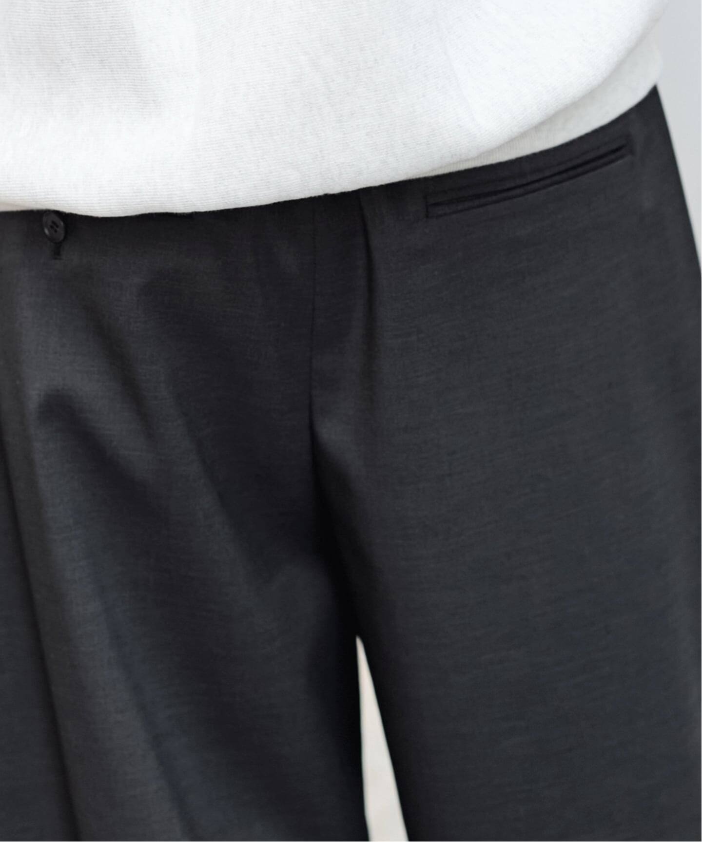 ≪追加予約≫タックカーブバックゴムパンツ（スラックス）｜FRAMeWORK