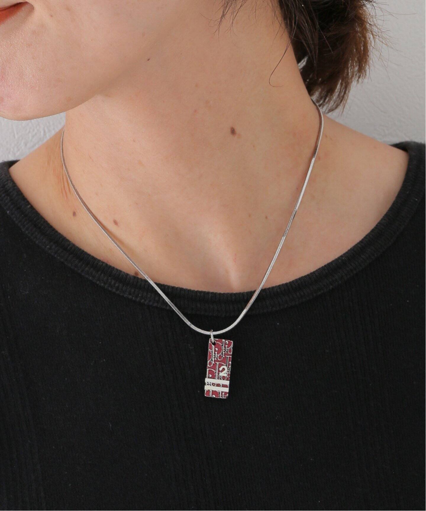 VINTAGE DIOR/ディオール】トロッターライン ネックレス（ネックレス