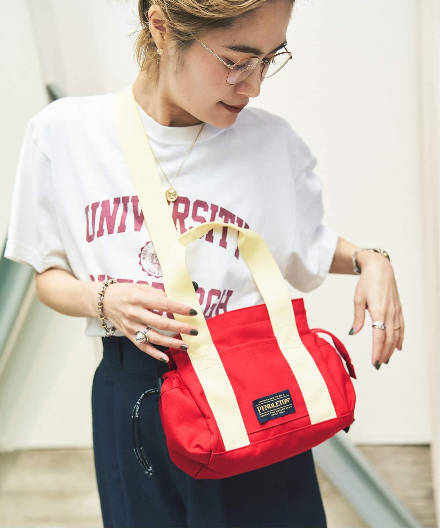 大人気バッグの新サイズがデビュー！】Marie Inaba × PENDLETON｜Spick