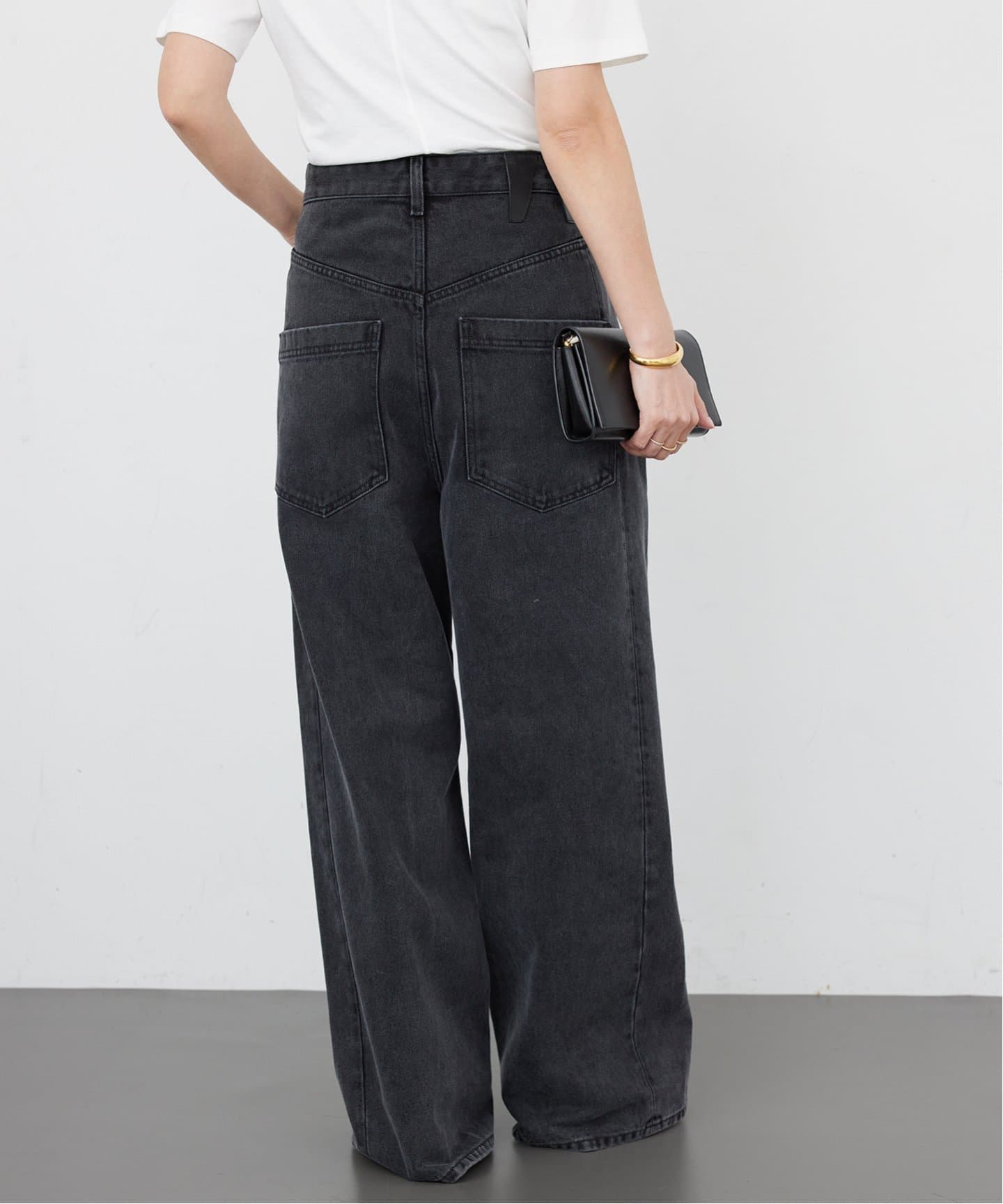 DARKPARK/ダークパーク】 INES USED BLACK デニム（デニムパンツ