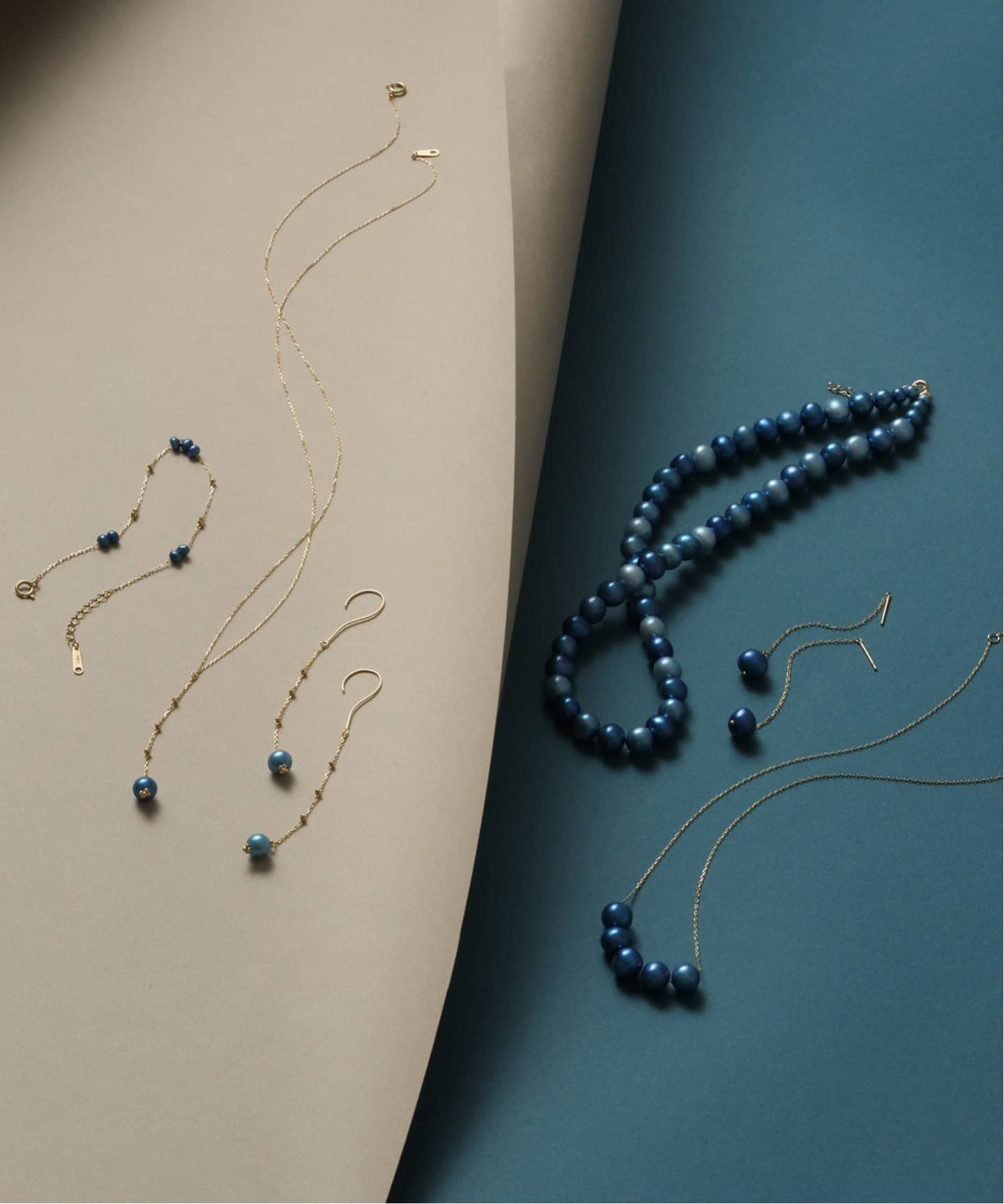 インディゴパールソロバンミラーブレスレット K10（ブレスレット