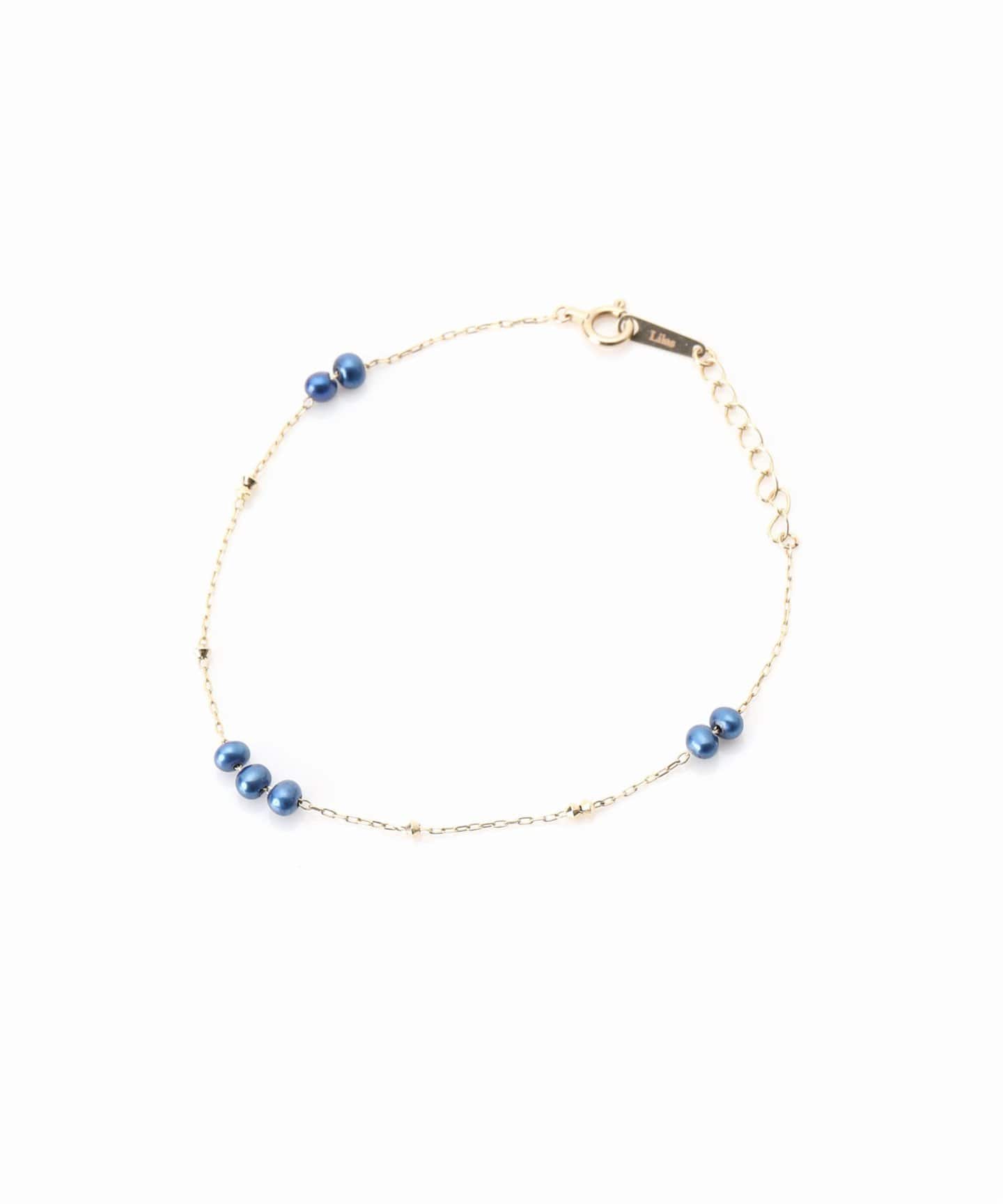 インディゴパールソロバンミラーブレスレット K10（ブレスレット