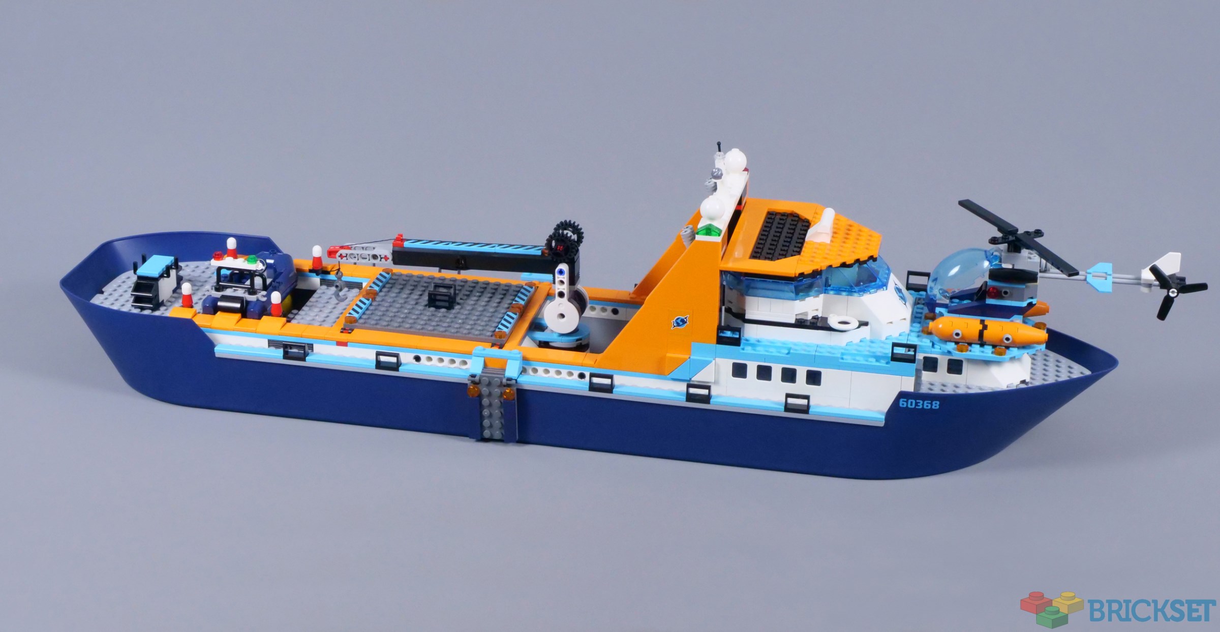 LEGO City 60368 Arctic Explorer Ship review | Brickset