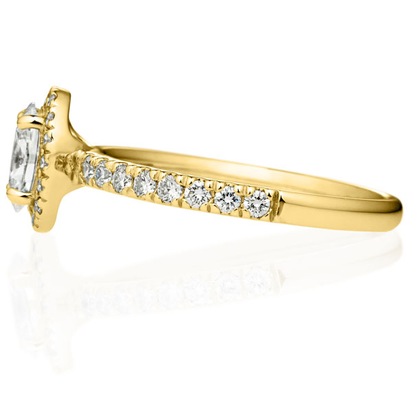 K18YG ルシーダ オーバルカット ダイヤモンド エタニティタイプ