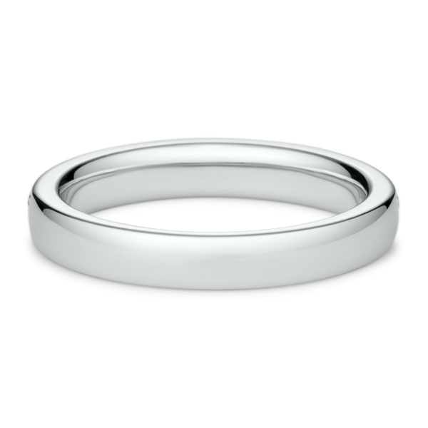 PT950 オーバル フレーム ダイヤモンド ハーフエタニティ リング 3.2mm