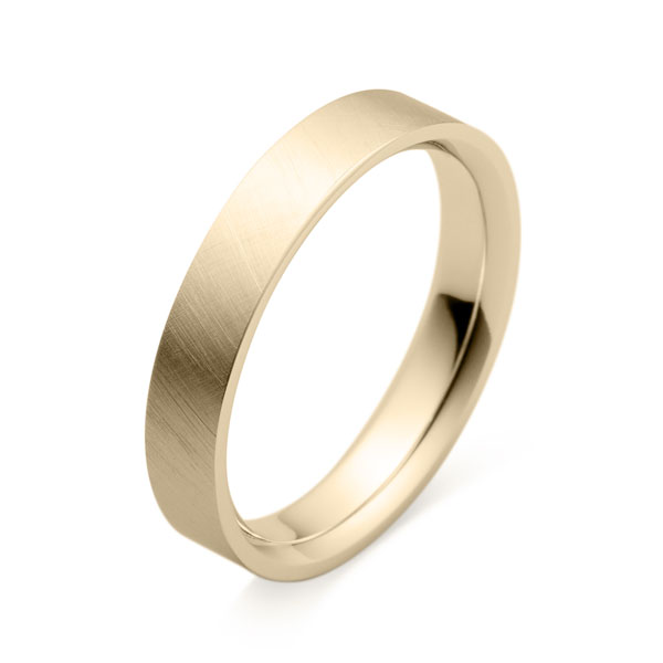 K18CG スクエア リング サティーン 3.5mm 20.5-24｜結婚指輪（マリッジ