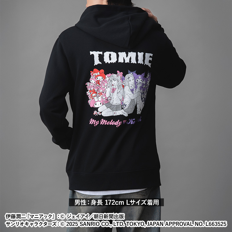 伊藤潤二×サンリオキャラクターズ ジップパーカー ギャル富江 (富江