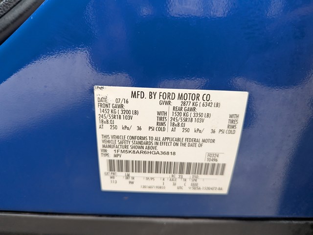 2017 Ford Explorer, Stock No: 25302 by Asia Motors Inc, Melrose