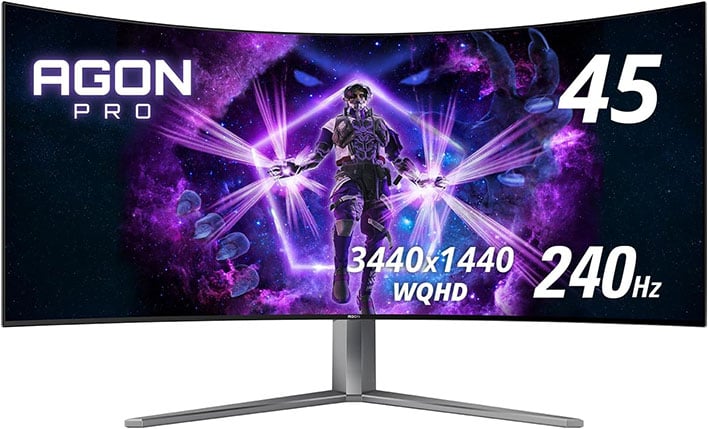 AOC's Bodacious 45-Inch Agon Pro 240Hz OLED Gaming Monitor Is Up