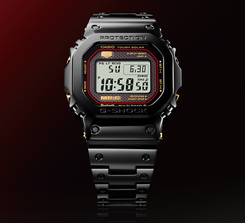 Gショック史上最高の“角型”登場。フルメタルの「MRG-B5000」は原点にし