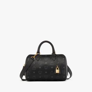 Small Ella Boston Bag in Visetos Black | MCM ®SG