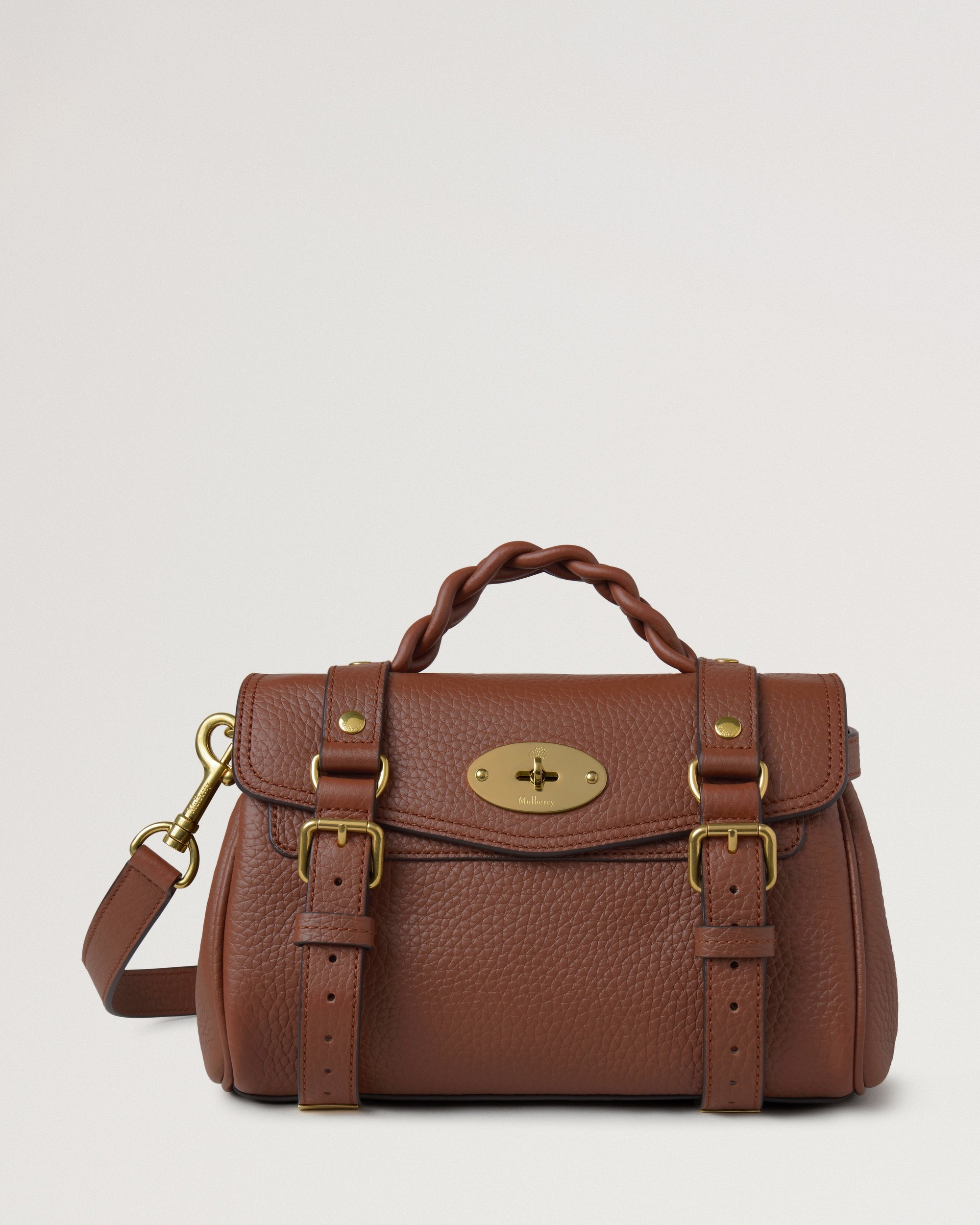 Mulberry | Mini Alexa | Bright Oak Heavy Grain | Women