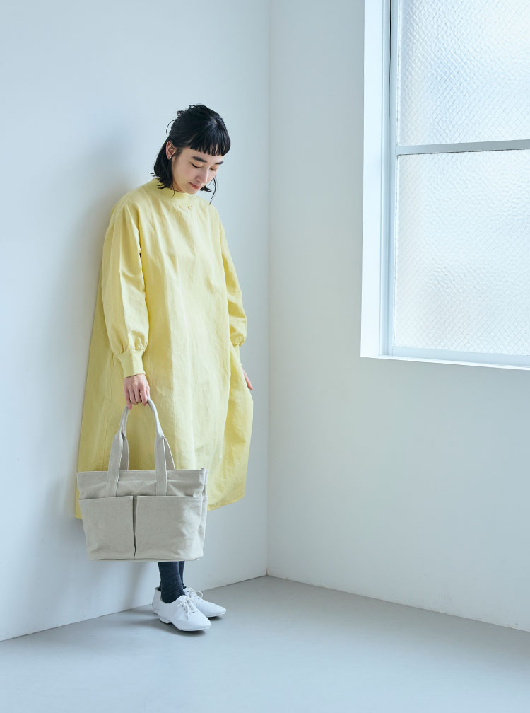 綿麻ハイネックブラウス／ワンピース｜工芸・暮らし・贈りもの｜中川政