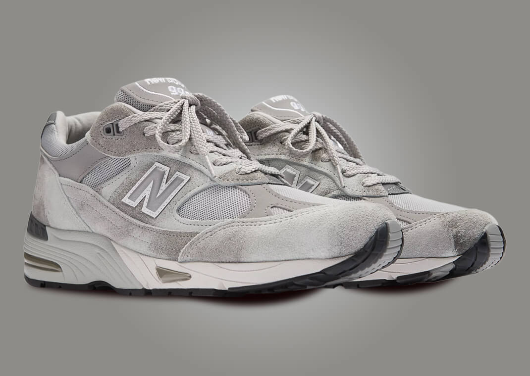 The New Balance 991 Made in UK Washed Grey Releases September 7