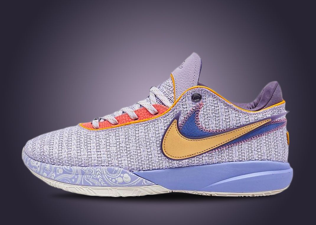 This Nike LeBron 20 Comes In Violet Frost