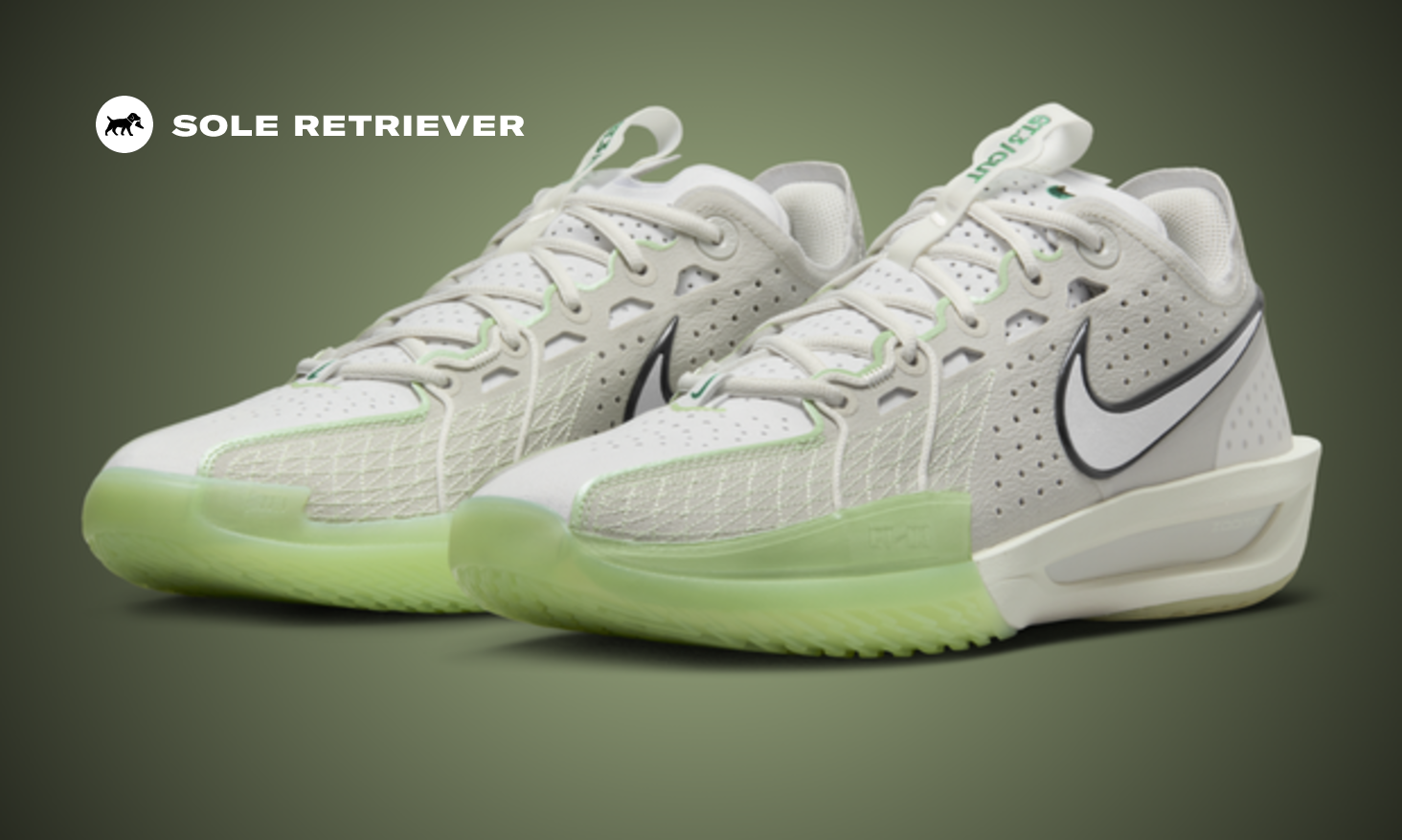 The Nike Air Zoom GT Cut 3 Light Bone Vapor Green Releases January
