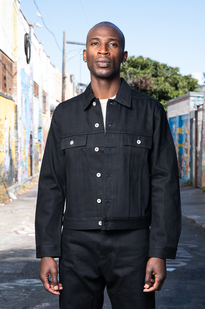 Rick Owens DRKSHDW Trucker Jacket - Made in Japan 16oz Black