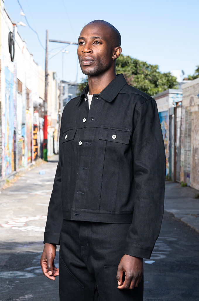 Rick Owens DRKSHDW Trucker Jacket - Made in Japan 16oz Black