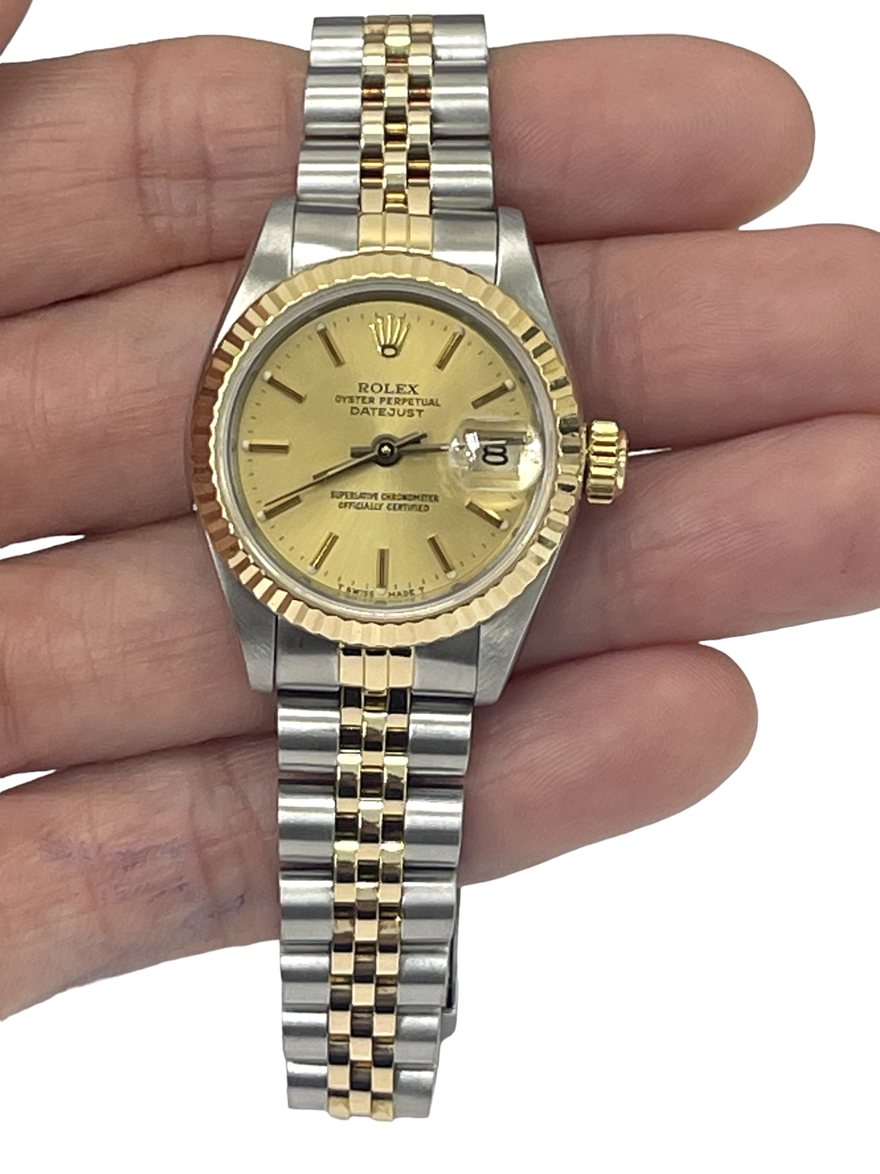 Rolex Lady Datejust 26mm Two Tone Reference 69173 | eBay