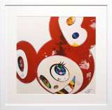 村上隆「おすわりドラえもん「オーイのび太君」」オフセットプリント