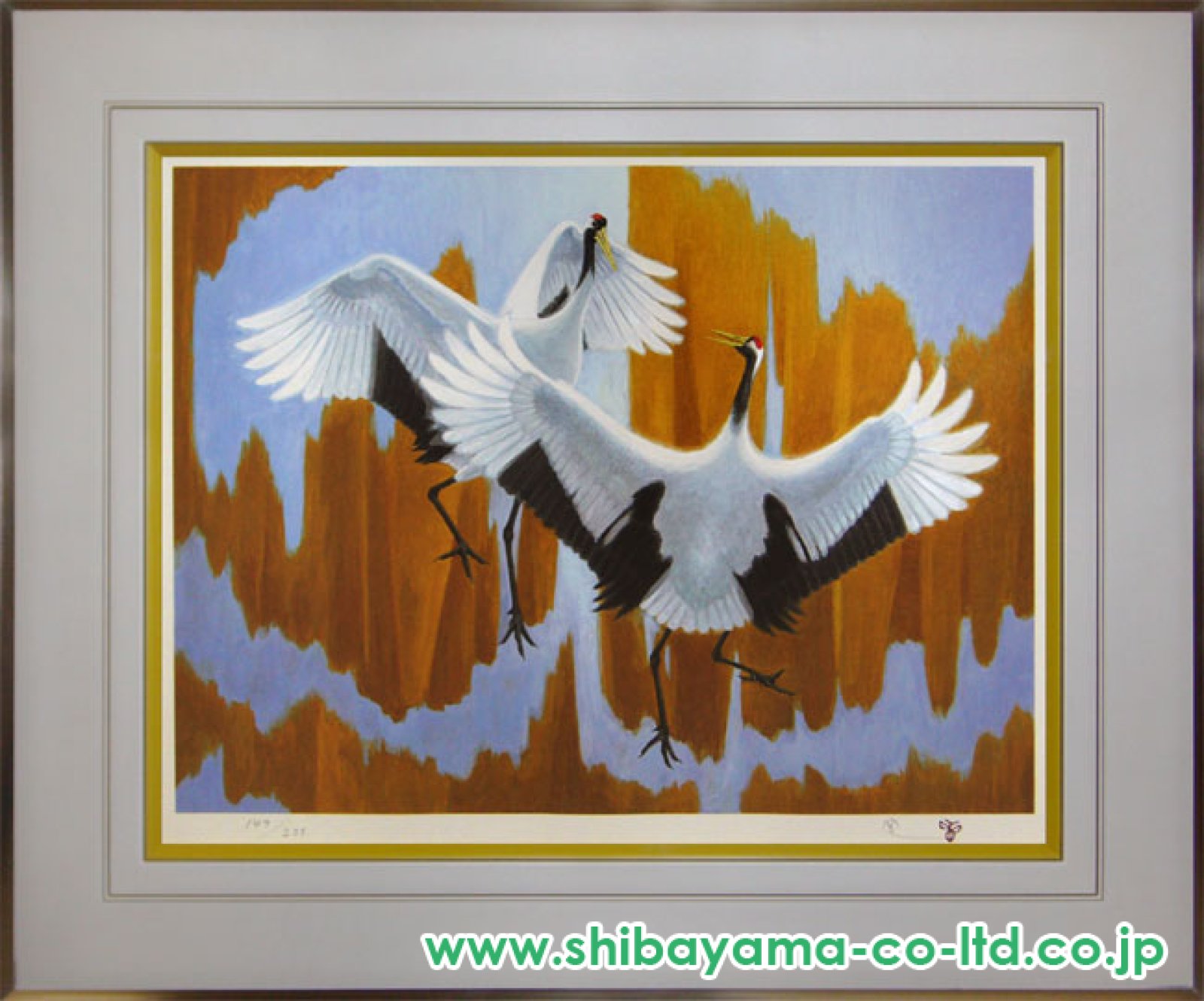 杉山寧「舞」リトグラフ :: 絵画買取・販売 - シバヤマ