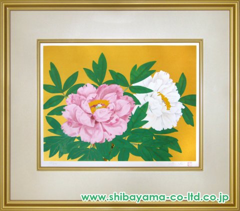 中島千波「富貴花(2)」リトグラフ :: 絵画買取・販売 - シバヤマ