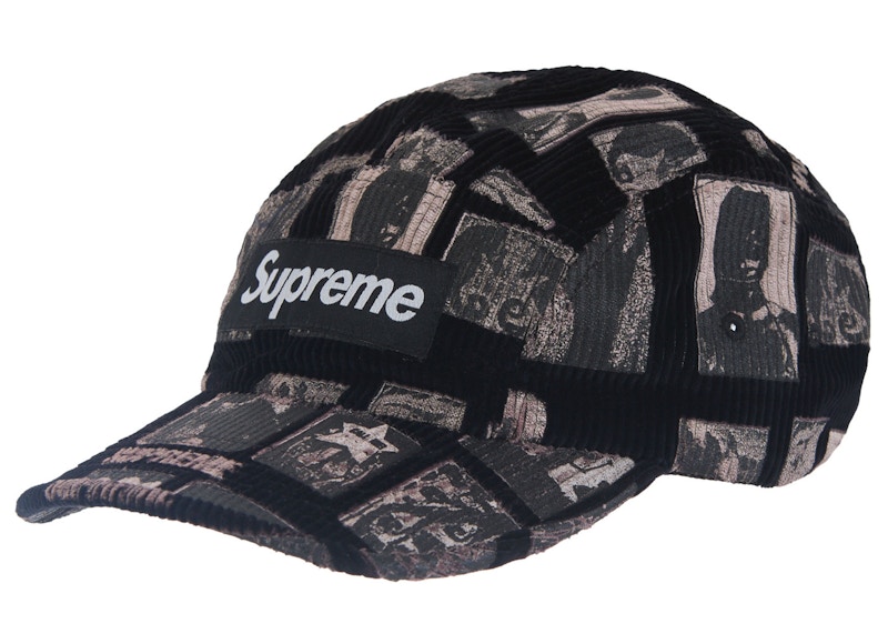 Supreme Weirdo Dave Corduroy Camp Cap Black - SS24 - US