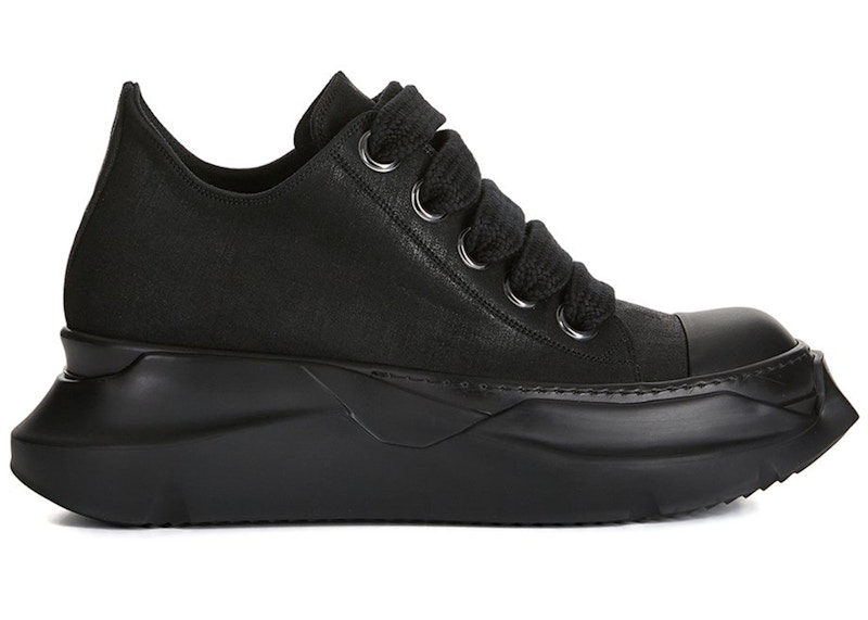 Rick Owens DRKSHDW Abstract Low All Black Men's - DU01E3845-SCFW2