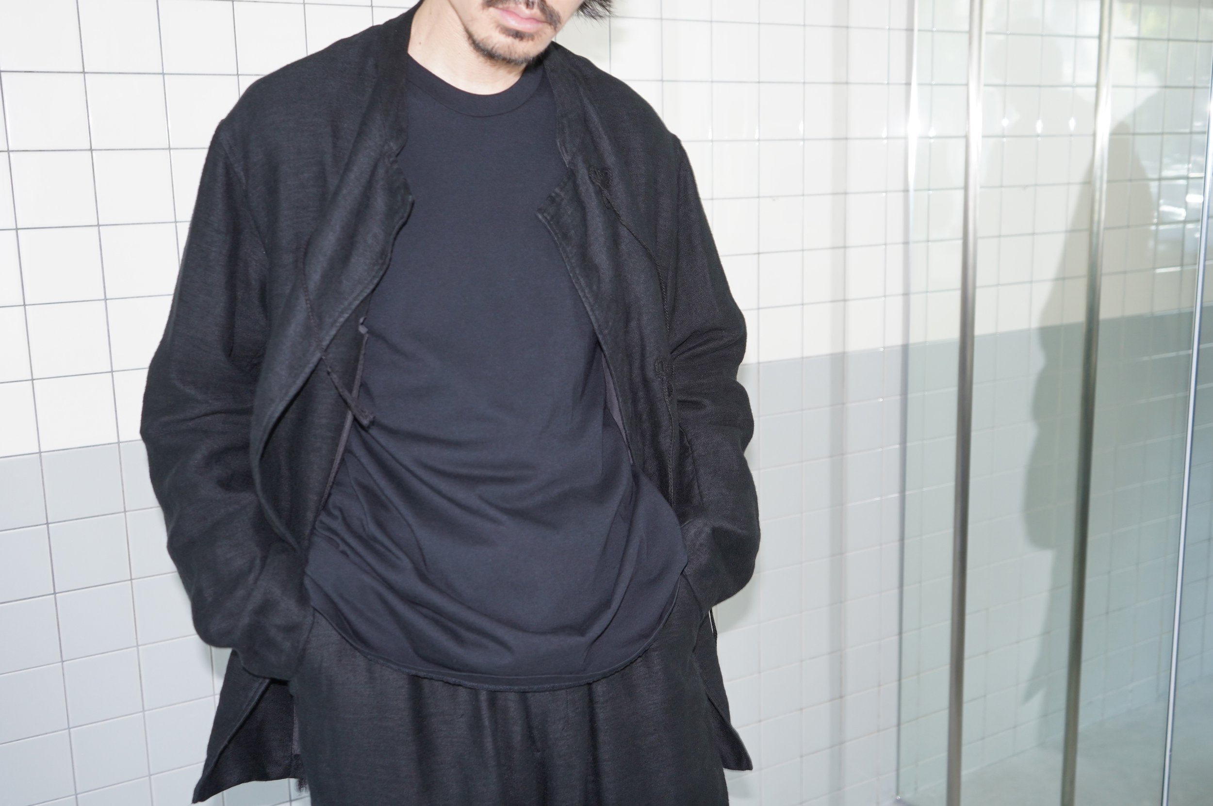 リネン起毛 スタンドカラージャケット / ドローストリングパンツ — TF Blog