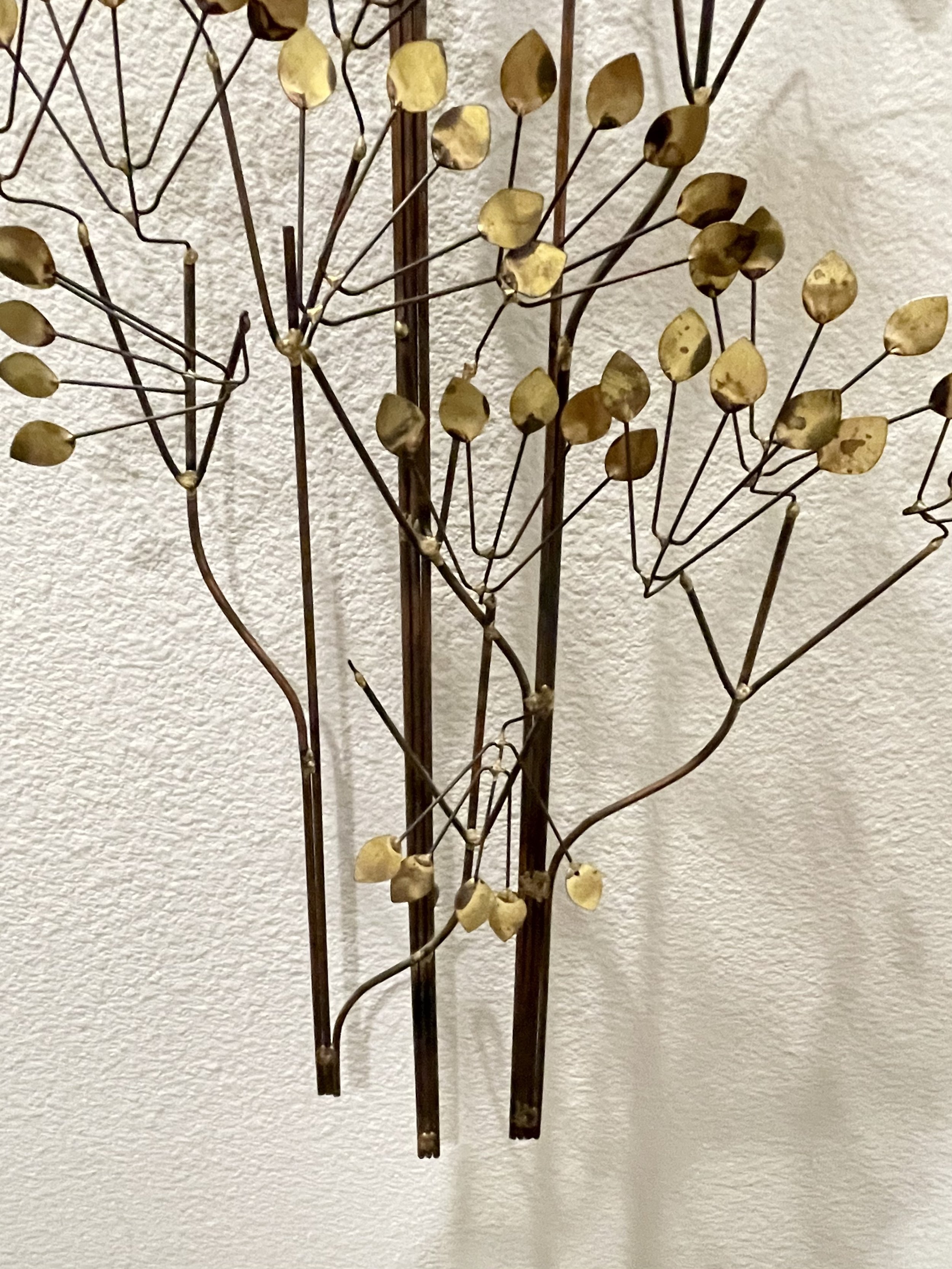 Brass Curtis Jere Tree Sculpture — Kubisak Modern Design
